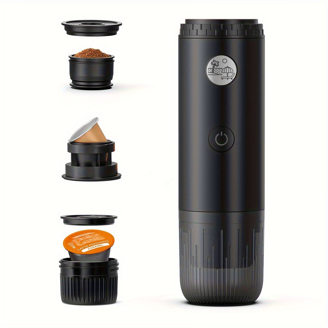 First Pour™ Espresso Pro | Self-Heating Portable Coffee Maker