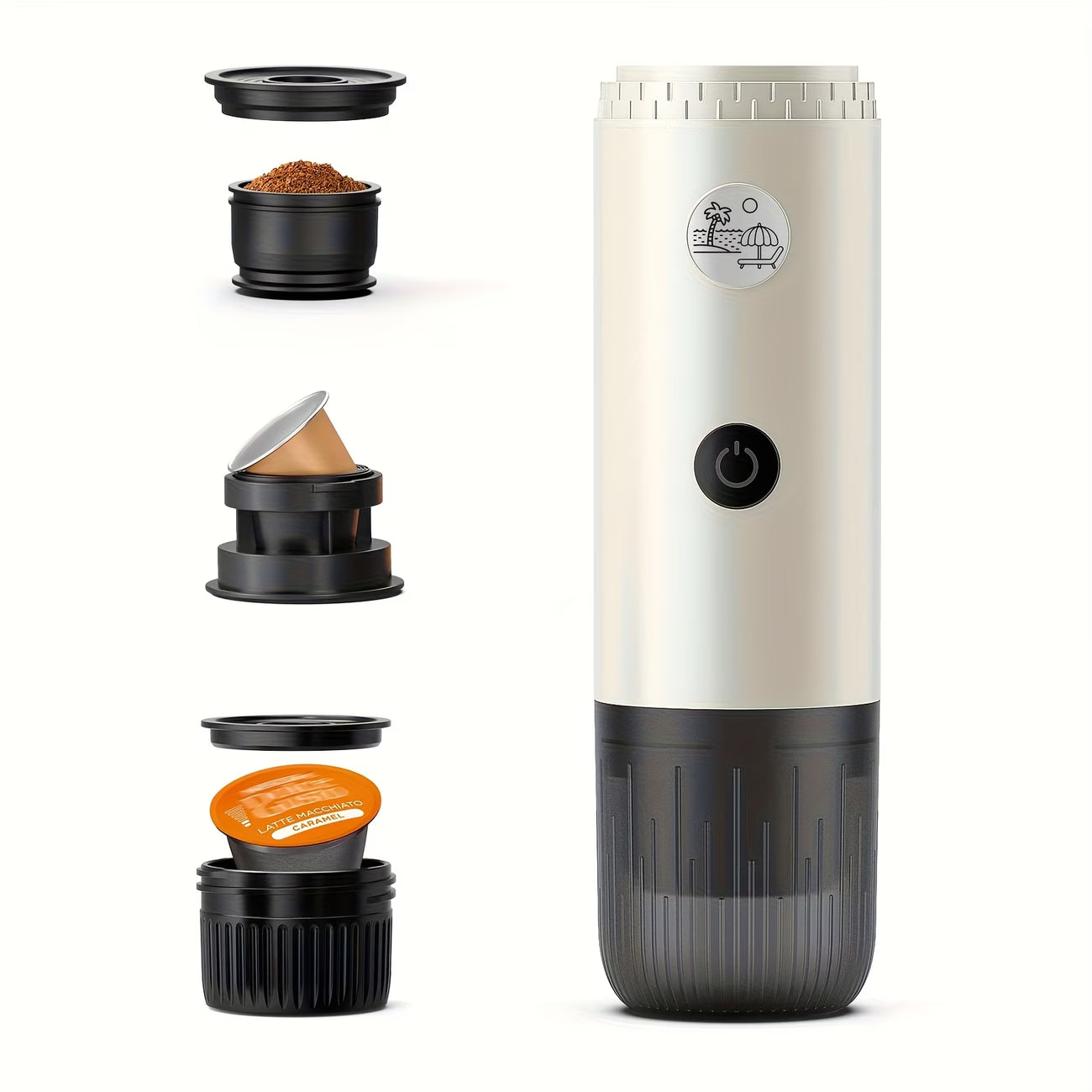 First Pour™ Espresso Pro | Self-Heating Portable Coffee Maker
